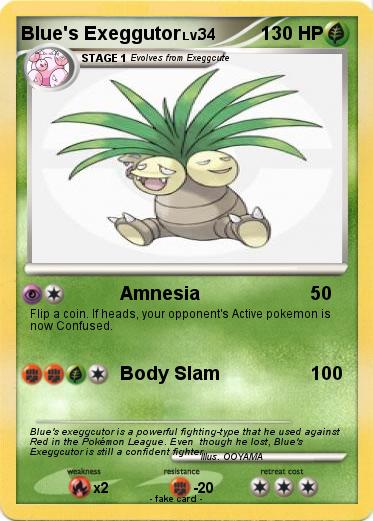 Pokemon Blue's Exeggutor