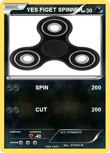 Pokemon YES FIGET SPINNER