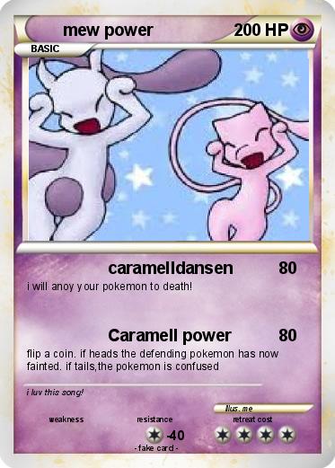 Pokemon mew power