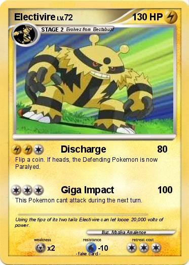 Pokemon Electivire