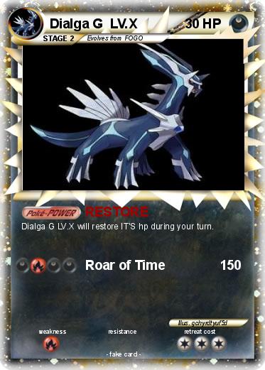 Pokemon Dialga G  LV.X