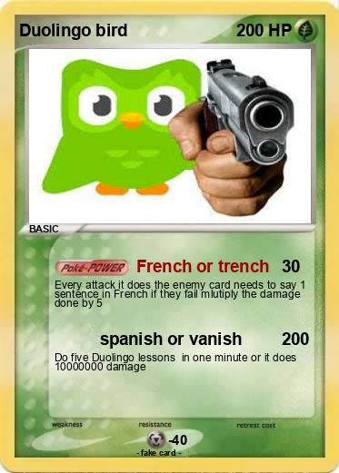 Pokemon Duolingo bird