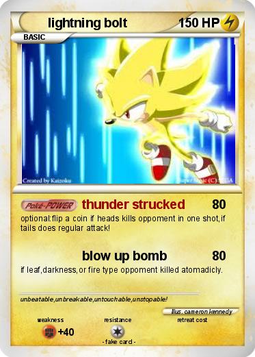 Pokemon lightning bolt