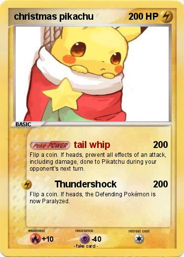 Pokemon christmas pikachu