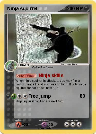 Pokemon Ninja squirrel