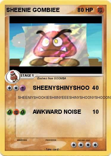 Pokemon SHEENIE GOMBIEE