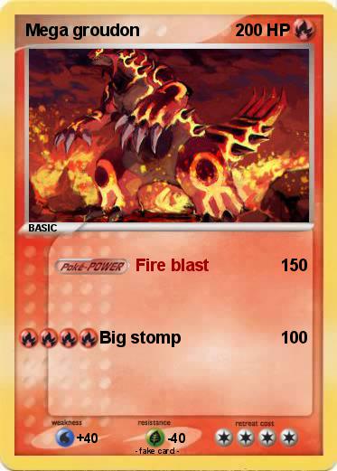 Pokemon Mega groudon