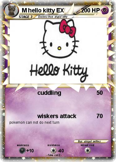 Pokemon M hello kitty EX