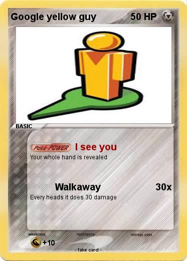 Pokemon Google yellow guy