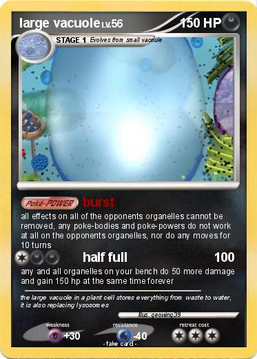 Pokemon large vacuole
