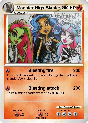 Pokemon Monster High Blaster
