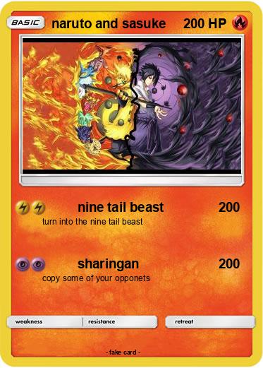Pokemon naruto and sasuke