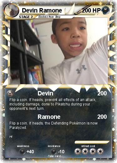Pokemon Devin Ramone