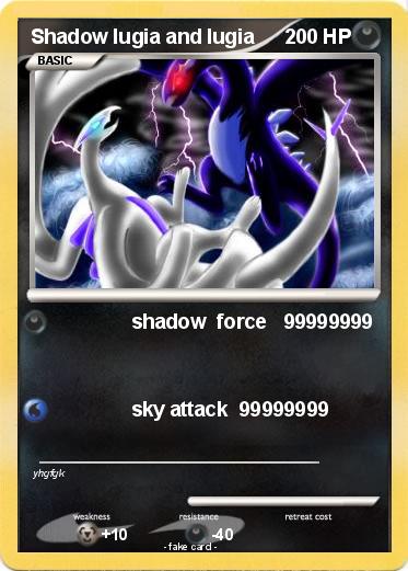 Pokemon Shadow lugia and lugia