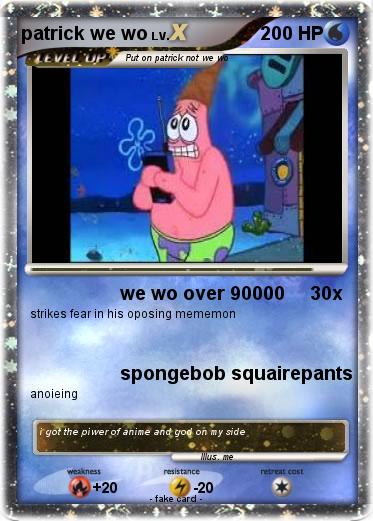 Pokemon patrick we wo