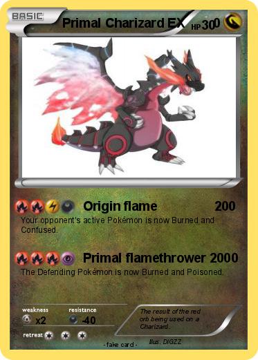 Pokemon Primal Charizard EX        0