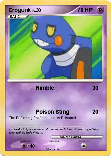Pokemon Crogunk