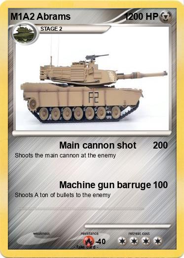 Pokemon M1A2 Abrams                     1