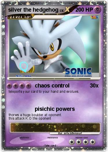 Pokemon silver the hedgehog