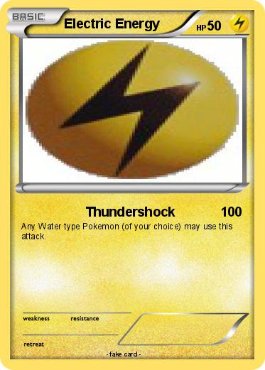 Pokemon Electric Energy