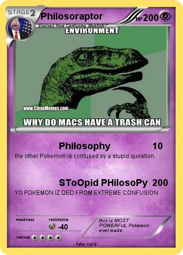Pokemon Philosoraptor