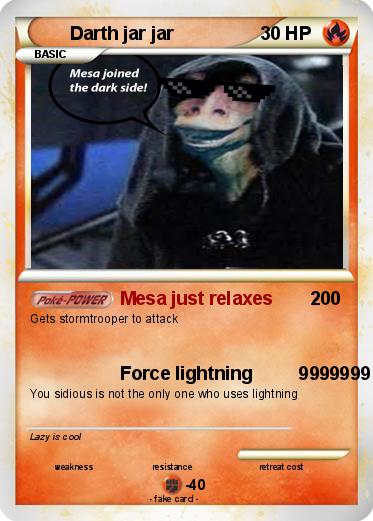Pokemon Darth jar jar