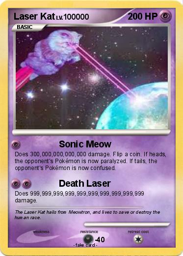 Pokemon Laser Kat