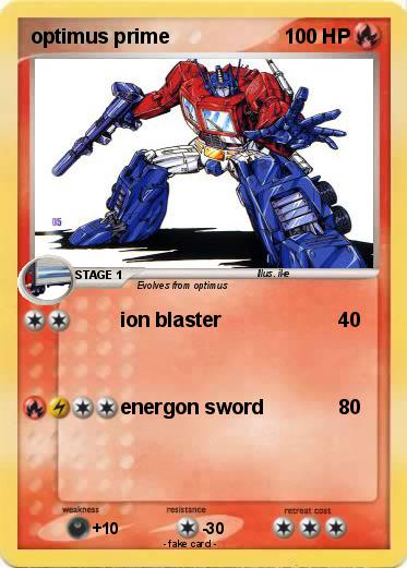 Pokemon optimus prime