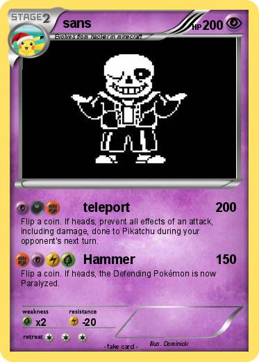 Pokemon sans