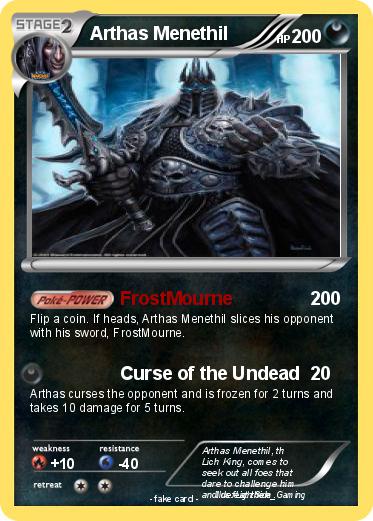 Pokemon Arthas Menethil