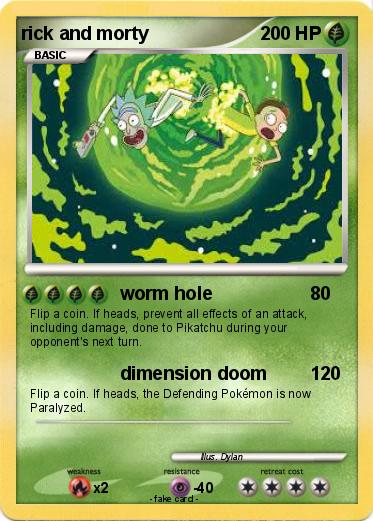 Pokemon rick and morty