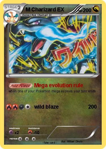 Pokemon M Charizard EX