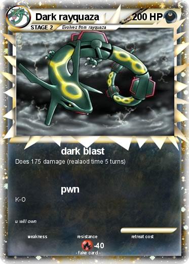 Pokemon Dark rayquaza