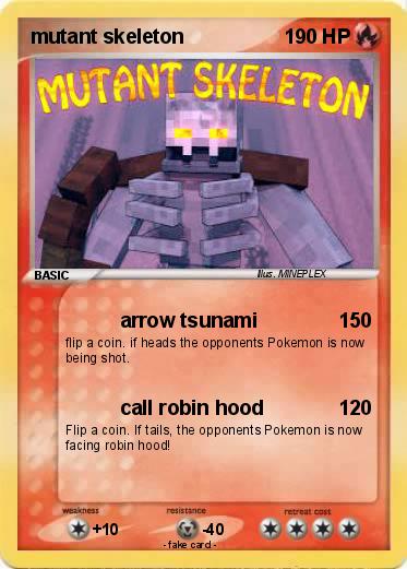 Pokemon mutant skeleton