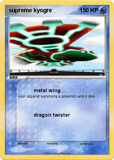 Pokemon supreme kyogre