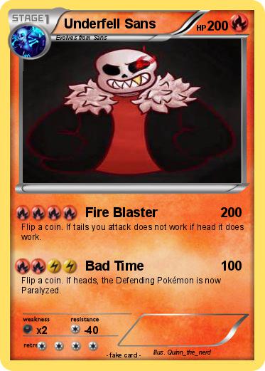 Pokemon Underfell Sans