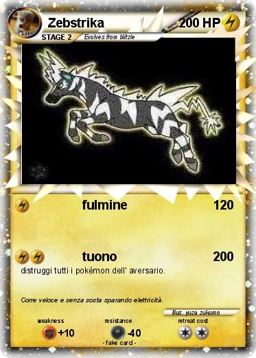 Pokemon Zebstrika