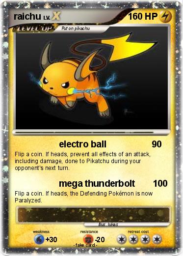 Pokemon raichu