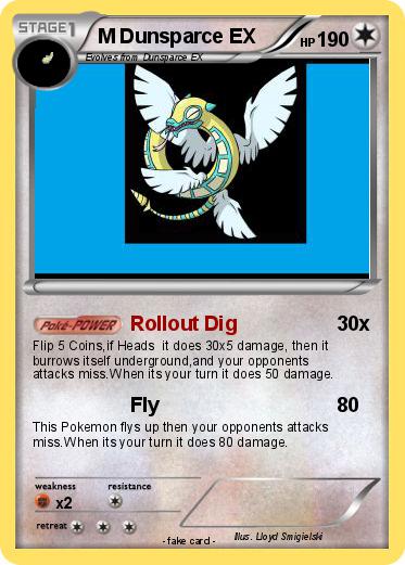 Pokemon M Dunsparce EX