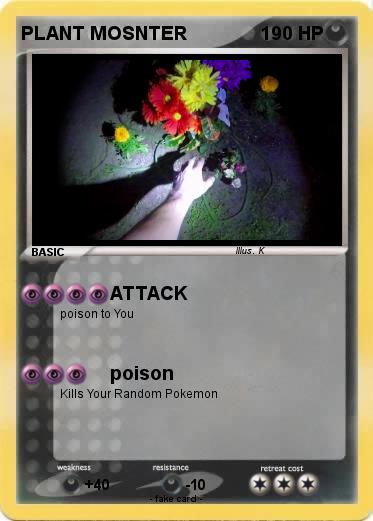 Pokemon PLANT MOSNTER