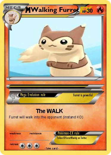 Pokemon Walking Furret