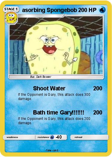 Pokemon asorbing Spongebob