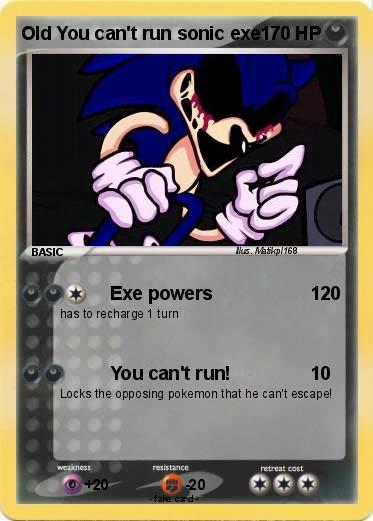 Pokemon Old You can't run sonic exe