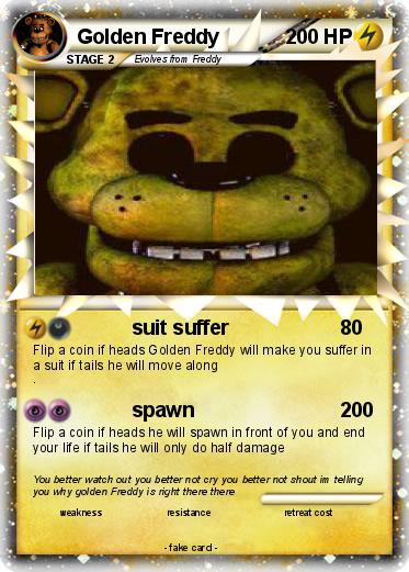 Pokemon Golden Freddy