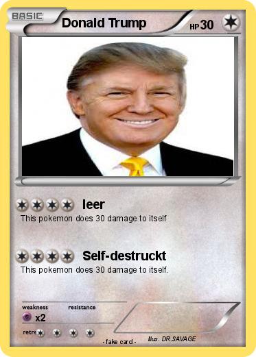 Pokemon Donald Trump