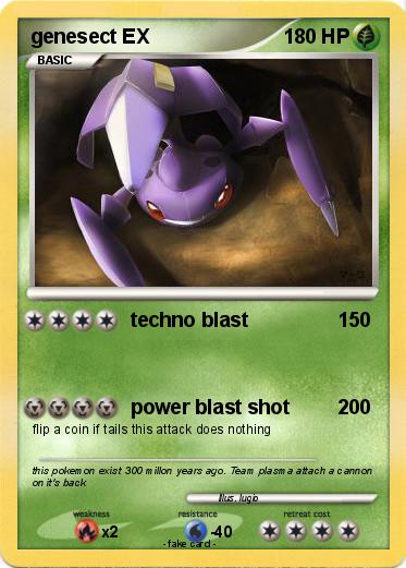 Pokemon genesect EX