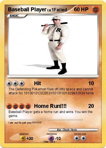 Pokemon Baseball Player