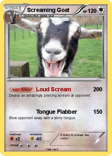 Pokemon Screaming Goat
