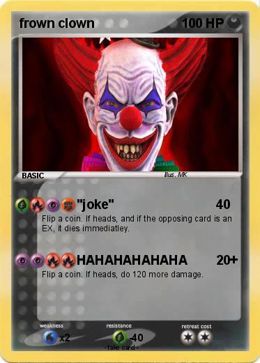 Pokemon frown clown
