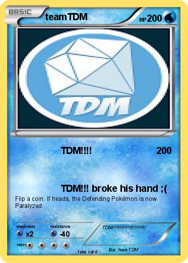 Pokemon teamTDM